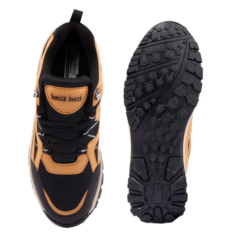 Bacca Bucci Tan Atlas Waterproof Hiking and Trekking Shoes for Men | Best Price UAE